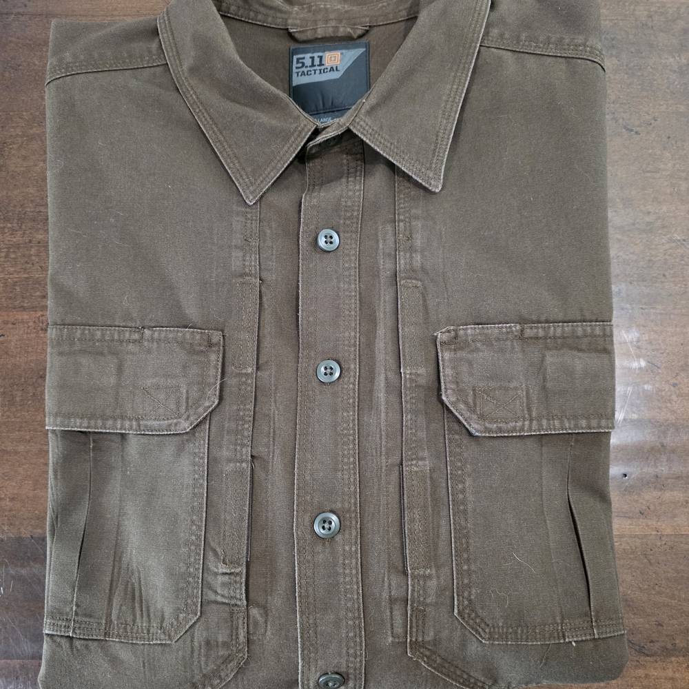 5.11 Tactical Men's Brown Long Sleeve Fielf